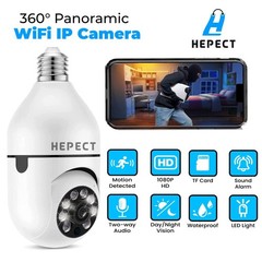 1080P Smart WiFi Security Camera PTZ 360° Color Night Vision Indoor Outdoor