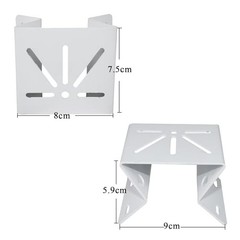 Corner Camera Mount Compatible with eufy SoloCam S340/E30/E42,eufy 4G LTE White