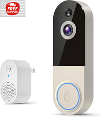 Wireless WiFi Video Doorbell Smart Phone Door Ring Intercom Security Camera Bell