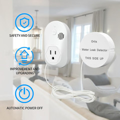Water Alarm Leak Detector, 95 Db Loud Alarm, Prevent Serious Floods and Water Da