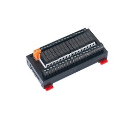 SK Series Relay Module PLC Amplifier DIN Rail Pluggable 4/6/8/10/12/16 Channel
