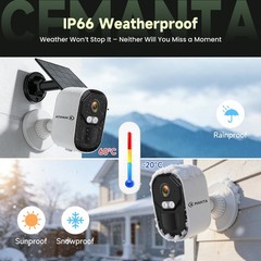 2.5K 4MP Security Camera Wireless Outdoor, Free Cloud Storage, 2.4G/5Ghz WiFi…