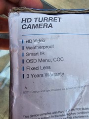 ENS SCC52T5/28-M 2 MGP EXIR Outdoor Turret Fixed Coaxial 2.8mm Security Camera
