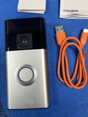 Battery Doorbell & Indoor Cam Wi-Fi Security New Open Box