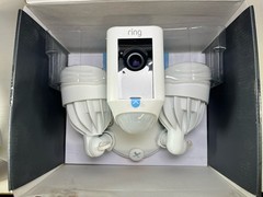 Ring Floodlight Cam Hardwired Security Camera White, New opened box