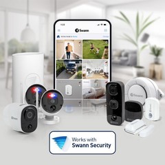 4K Floodlight Security Camera with 2-Way Talk,Siren with Heat & Motion Detection