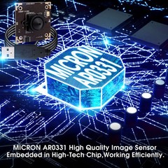 USB WDR H.264 3megapixel 1536p Module for Computer,3mp AR0331 Module with Mic…