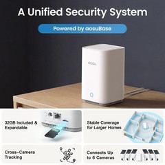 aosu SolarCam D1 Max 4-Cam Kit, 4K Solar Security Cameras Wireless Outdoor, 3…