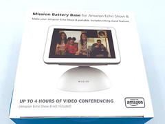 Mission Battery Base in White for Amazon Echo Show 8 (1st and 2nd Gen) MC59W NEW