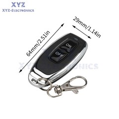AC90-264V 220V 30A 433MHz Relay 1CH Wireless Remote Control Switch Transmitter