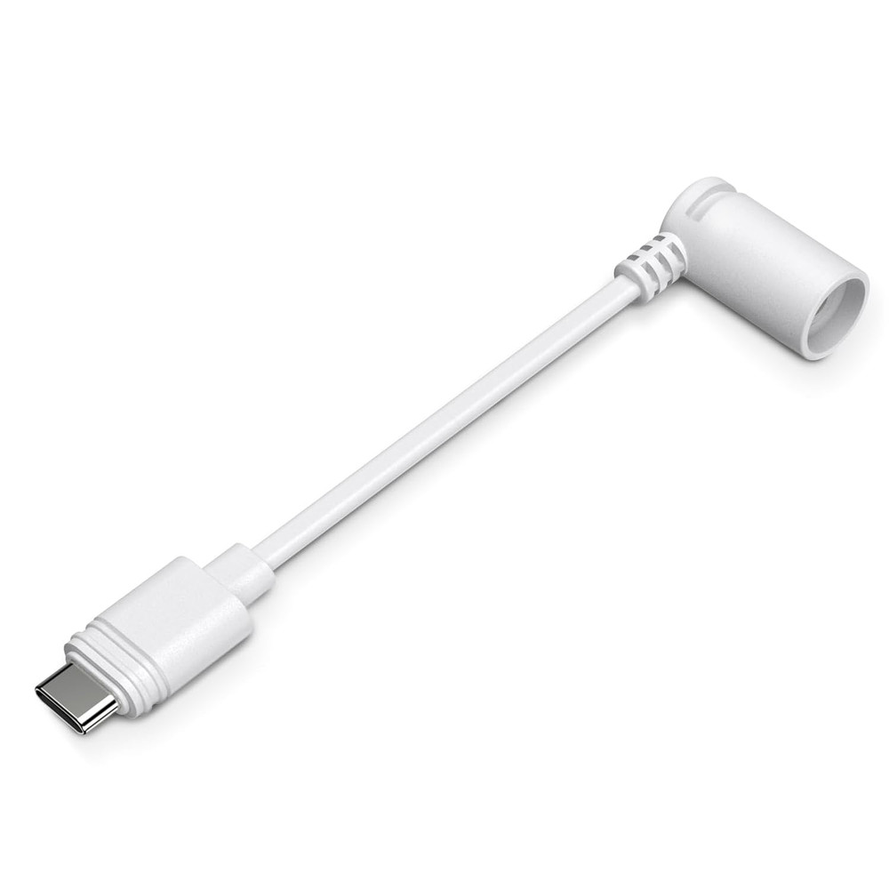 Ring Barrel Plug to USB-C Adapter for USB-C Cameras and Barrel Plug Solar Panels