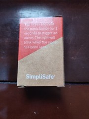 SimpliSafe Home Security System Panic Button Model PB3 White – LATEST Gen3–NEW