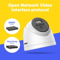 ANNKE 3K 4K 8MP 12MP Audio PoE Security IP Camera Outdoor AI Color Night Vision