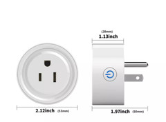 WIFI Smart Life Plug Remote Control Socket Work with Tuya APP Alexa Google Home