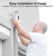 ANRAN 2K Wall Light CCTV Solar Security Camera Wireless Outdoor 2K Color Night