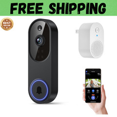 Ring Video Doorbell 1080p HD Camera WI-FI Night Vision Motion Detection Wireless