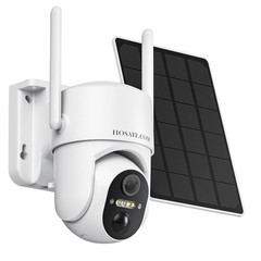 Solar Security Cameras Wireless Outdoor, Free Cloud Storage, WiFi Cameras for…