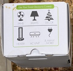 Digital Gadgets Wi-Fi Mini Smart Socket DHSPLG1-R White NEW