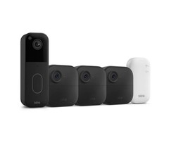 Blink Video Doorbell + Outdoor 4 (3 camera) System Bundle NEW Factory Sealed