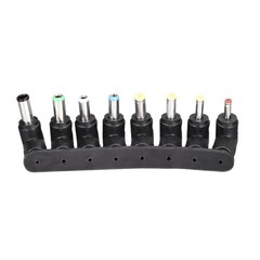 8 x DC Power Adapter Kit 5.5×2.1mm Right Angle Jack Converter Barrel Connector