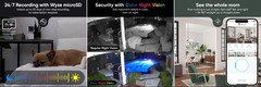 WYZE Cam Pan HD WiFi 360° Pan/Tilt/Zoom Motion Detect Night Vision In/Outdoor