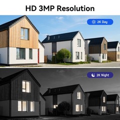 8MP 10CH NVR Outdoor Wireless WIFI Security Camera Audio System WIFI CCTV Lot