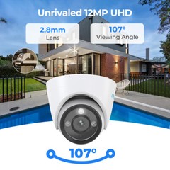 Reolink 12MP 1224A Camera 16CH 4TB NVR Home PoE CCTV Security Camera System