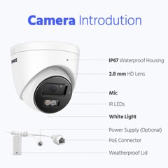 ANNKE 12MP 16CH NVR 5MP POE Security IP Camera System Audio Recording H.265+ AI
