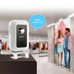 Wireless Entry Door Bell Welcome Motion Sensor Detector Gate Chime Alert Alarm