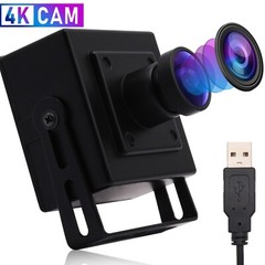 ELP 4K 30fps IMX317 Mini UHD Webcam Wide Angle Fisheye lens USB Security Camera