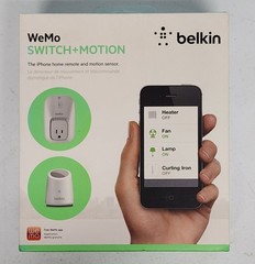 Belkin WeMo Switch +Motion iPhone Home Remote And Motion Sensor Wi-Fi With App
