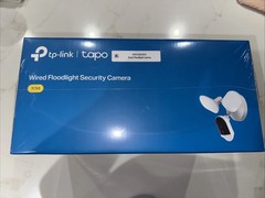 TP-Link Tapo 2K Wired Floodlight Security Camera Outdoor TC53 White NEW SEALED