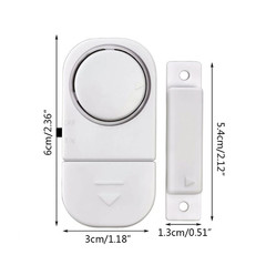 Home Window Door Burglar Security ALARM System WIRELESS Magnetic Sensor 6-PCS