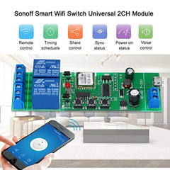 Wifi Wireless Smart Switch Relay Module for Smart Home 5V 5V/12V，Ba Applied to A