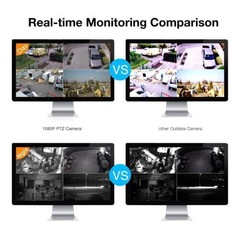 1080P 2MP 4in1 PTZ Dome Camera 30X Zoom Outdoor IR Night Vision AHD TVI CVI CVBS