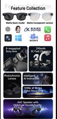 4kSmart Glasses HD Camera Bluetooth • iOS/Android | Ray-Ban Meta Alternative