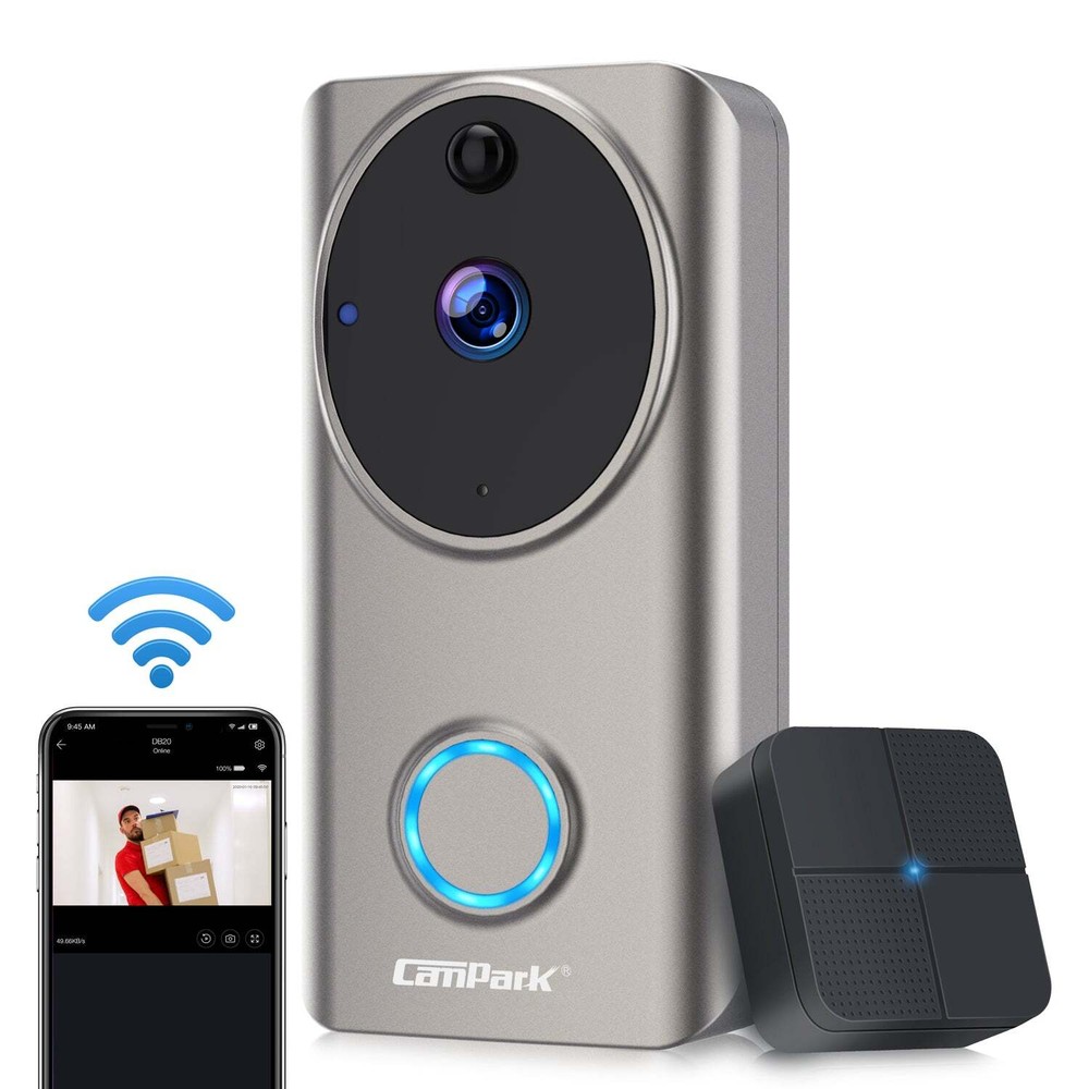Smart Wireless WiFi Ring Doorbell Intercom Video Camera Door Bell Home Security