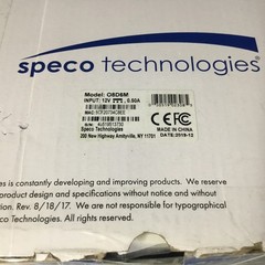 SPECO O8VD3M 8MP 4K Outdoor Network Dome Camera W/ IR Night Vision 2.8-12mm NEW!