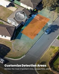 2PCS ieGeek Outdoor Solar Security Camera Wireless Home WiFi Battery CCTV IR Cam