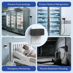 Power Failure Alarm WiFi, Newest Smart Power Outage Alarm with App