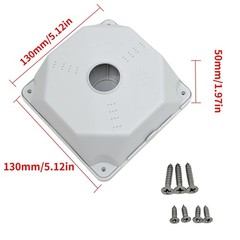 Universal Bullet Security Camera Junction Box Mount Bracket Plastic Rainproof…