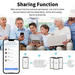 Smart Plug WiFi Socket Power Monitoring Voice Control Support Alexa Google LOT