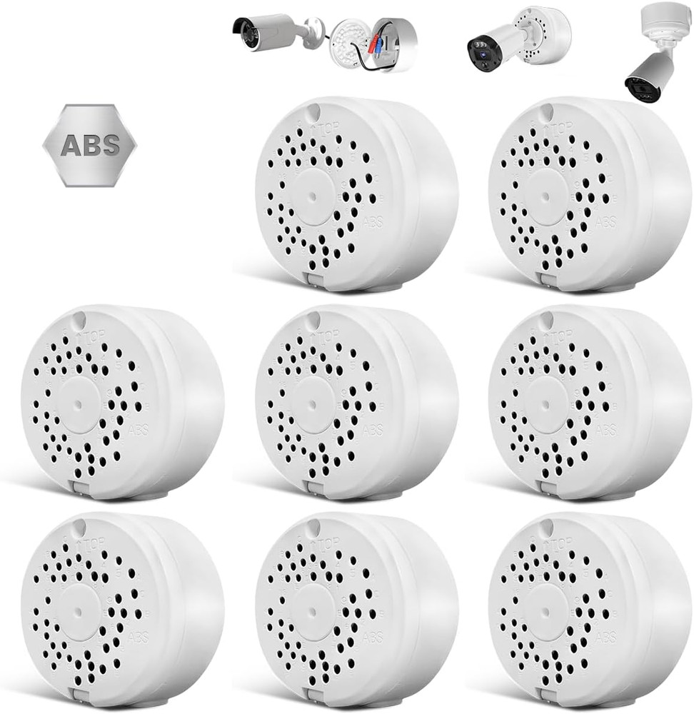 ABS Bullet Security Camera Junction Box Outdoor CCTV Mount Hide Cable Base Box