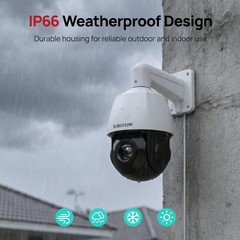 VIKYLIN Z4825 4K 8MP PoE IP Security Camera 25X Zoom Auto Tracking Metal NDAA US