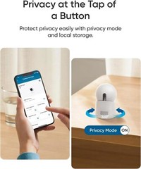 eufy Indoor Cam E30 4K UHD Security Camera Color Night Vision Pet/Baby Monitor