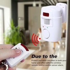 Wireless Motion Sensor Alarm Home Security Detector Indoor Outdoor Remote Garage