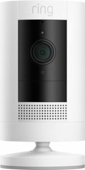 Ring – Stick Up Indoor/Outdoor Wire Free 1080p Security Camera – White
