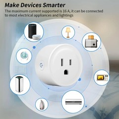 Smart Plug, WiFi Plugs Work with Alexa & Google Assistant, 4 Pack