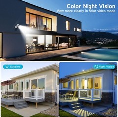 2PCS XVIM 4MP Wireless WiFi Security Camera 2K Outdoor Battery Powered Camera