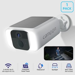 Dual Band WiFi6 Solar Battery Power Wireless Security Camera 4MP Outdoor camera